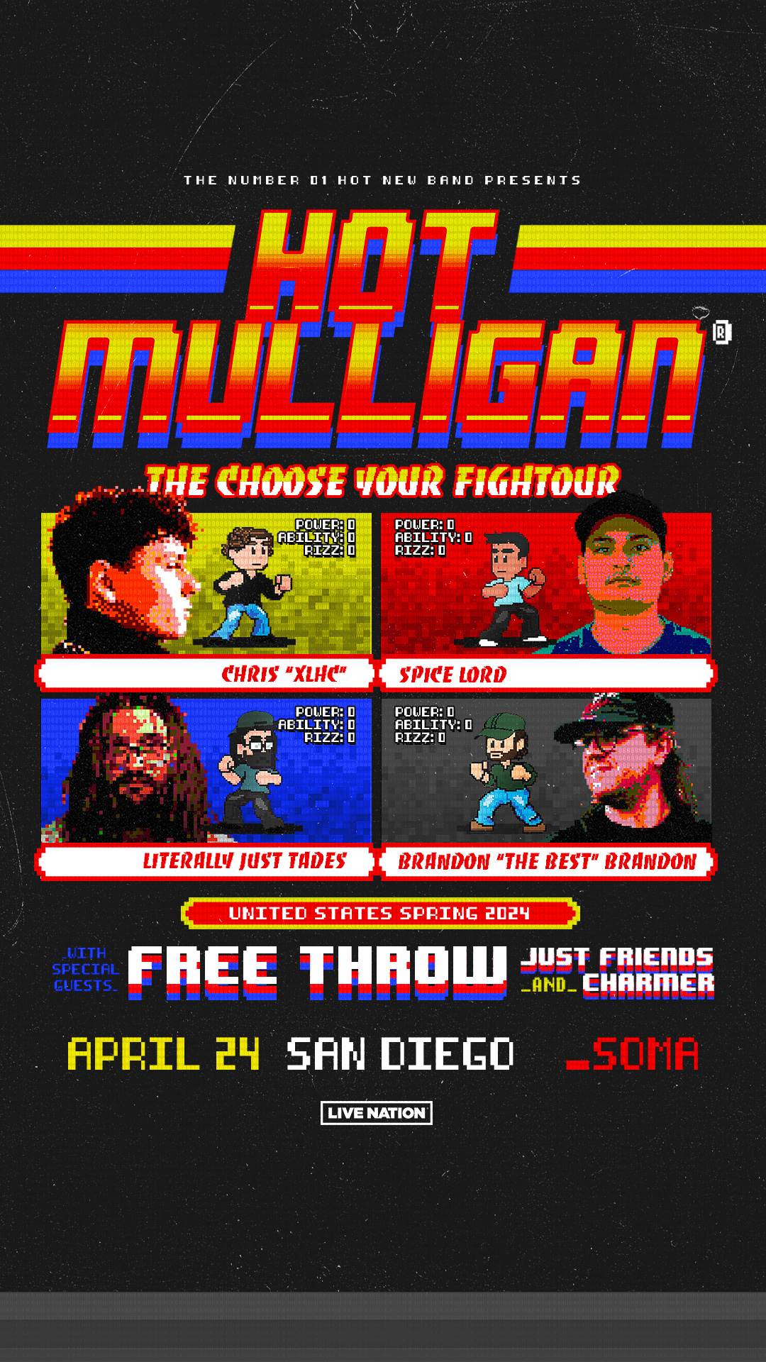 Hot Mulligan Choose Your Fightour SOMA San Diego